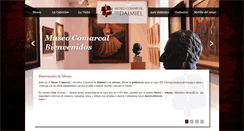 Desktop Screenshot of museocomarcaldaimiel.es